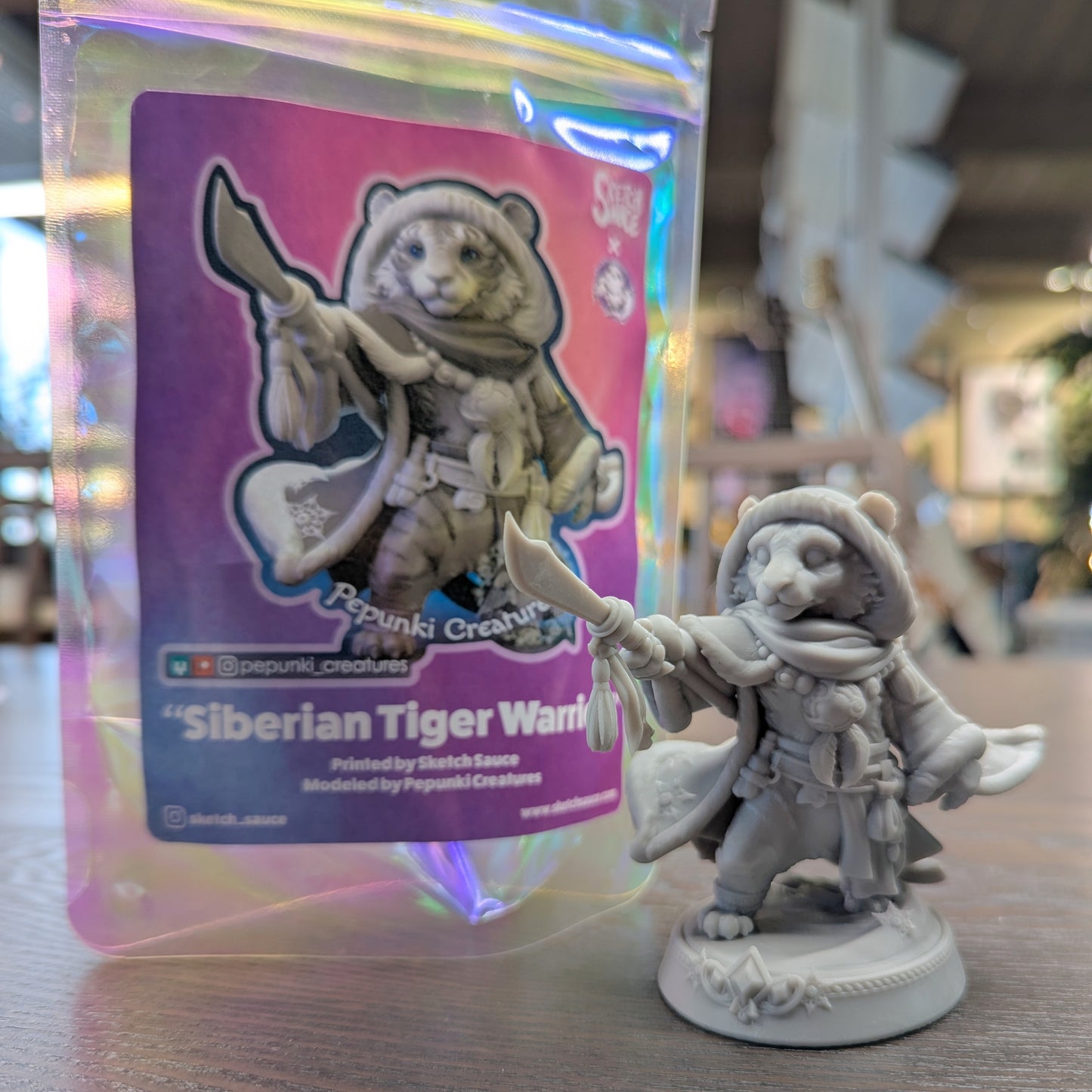 Pepunki Creatures - Siberian Tiger Warrior