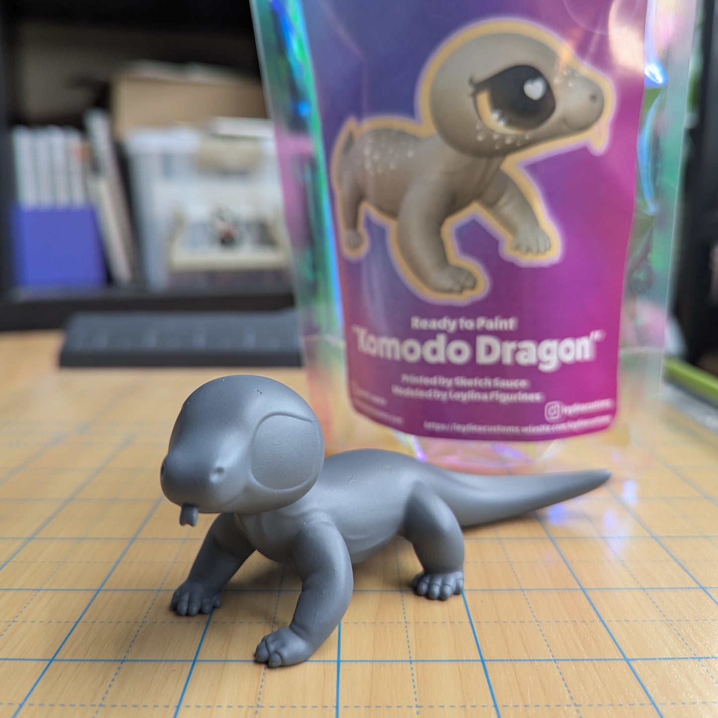 Leylina Figurines - Jan 2025 - Komodo Dragon