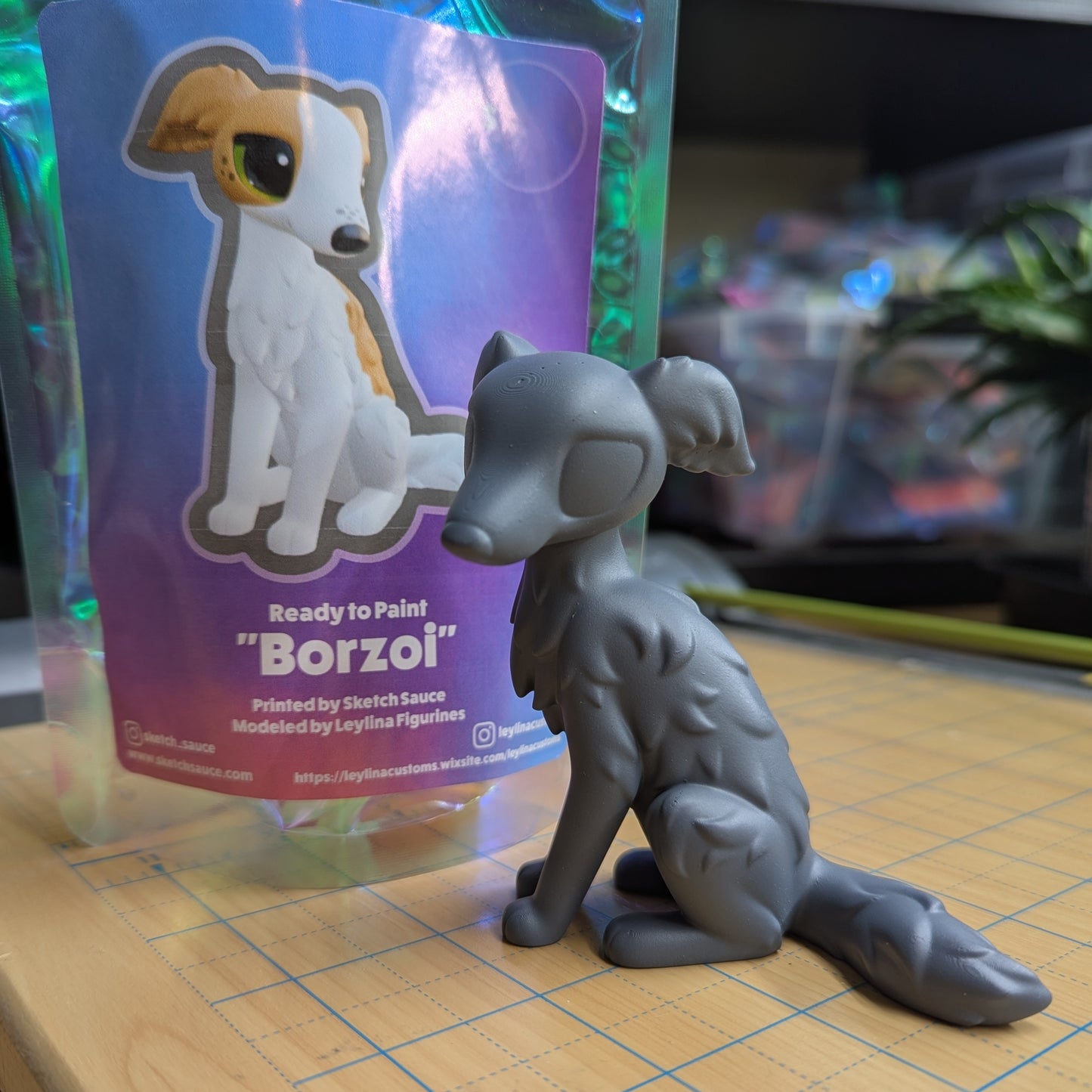 Leylina Figurines - February 2025 - Borzoi