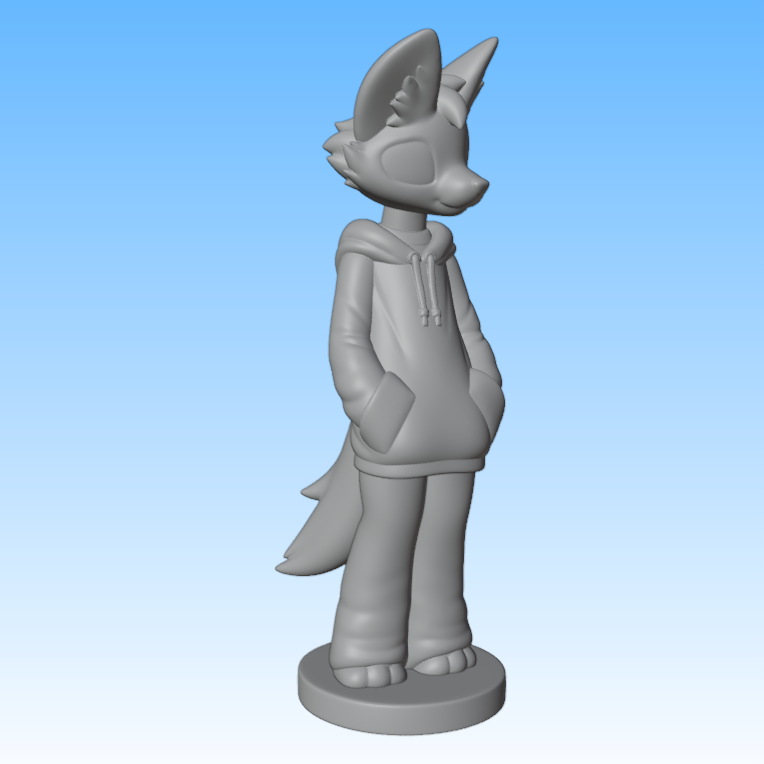 Leylina Figurines - March 2026 - Hoodie Wolf