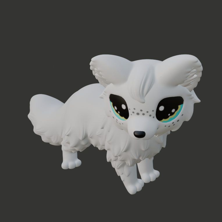 Leylina Figurines - Dec 2024 - Arctic Fox