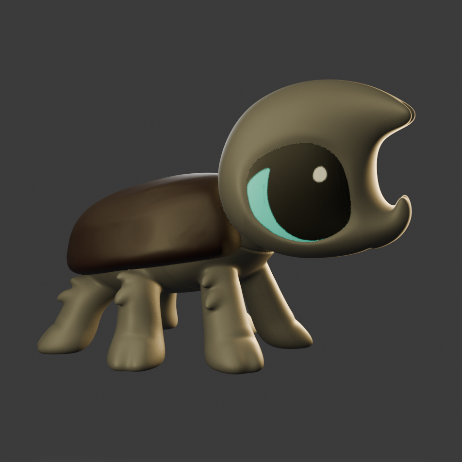 Leylina Figurines - Aug 2024 - Rhino Beetle