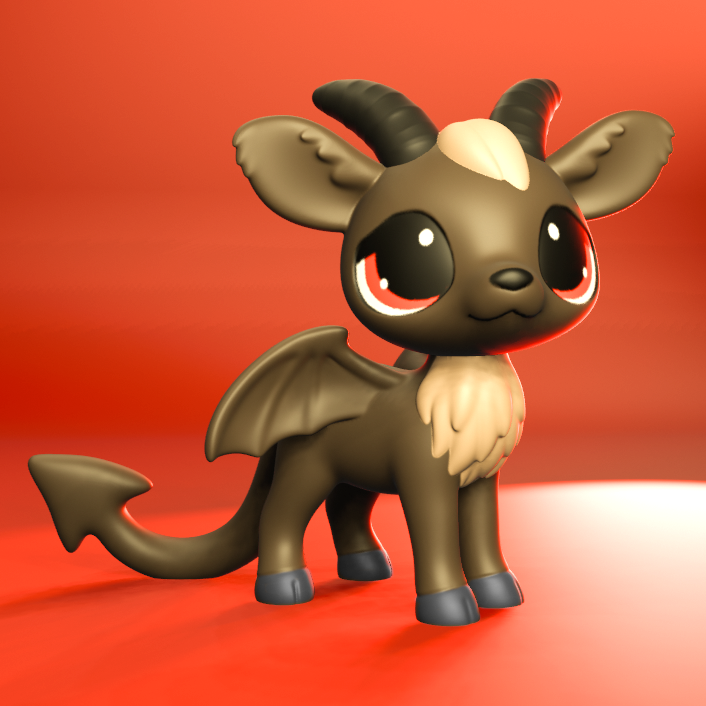 Leylina Figurines - July 2024 - Jersey Devil & Goat