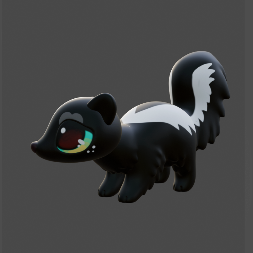 Leylina Figurines - Sept 2024 - Skunk