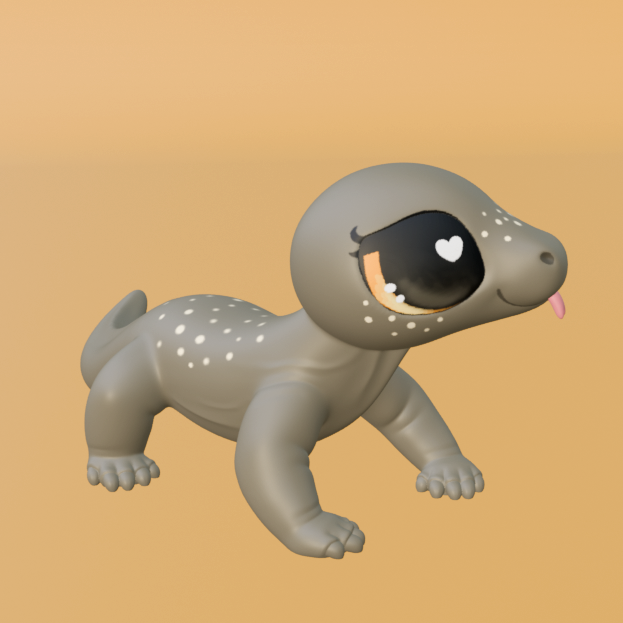 Leylina Figurines - Jan 2025 - Komodo Dragon