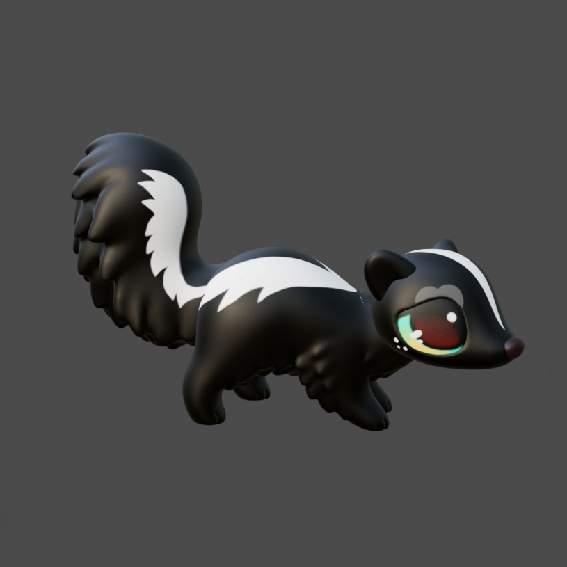 Leylina Figurines - Sept 2024 - Skunk