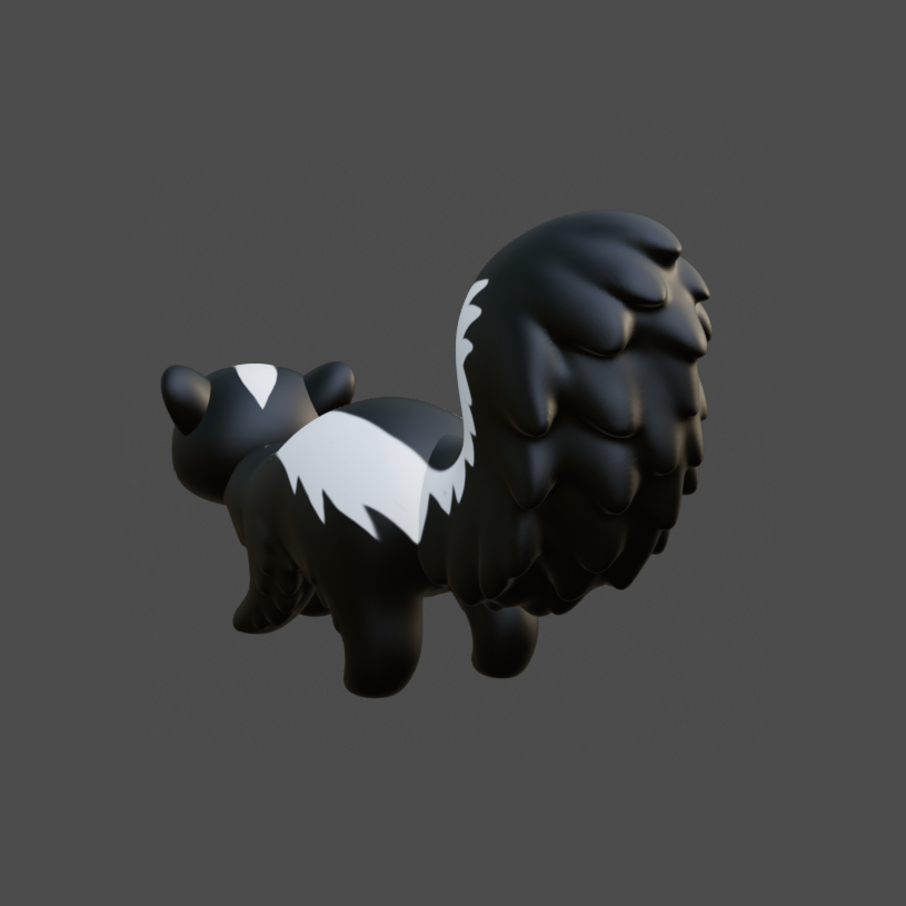 Leylina Figurines - Sept 2024 - Skunk