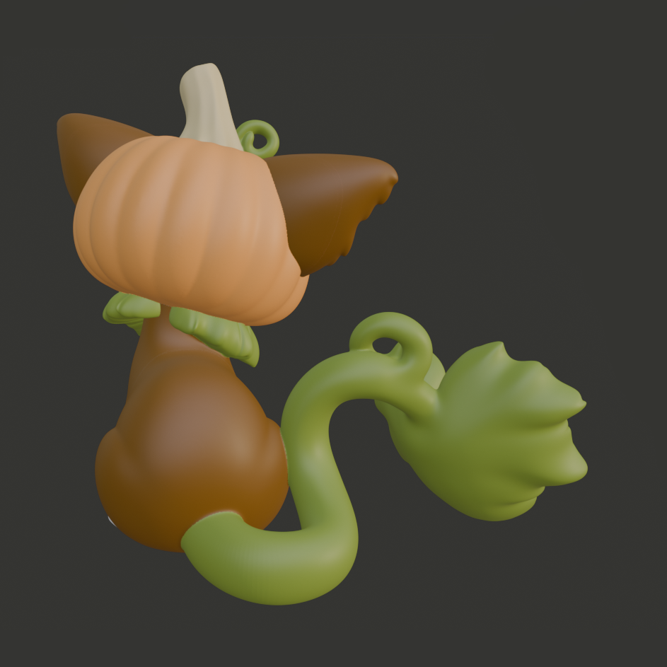 Leylina Figurines - Oct 2024 - Pumpkin Cat