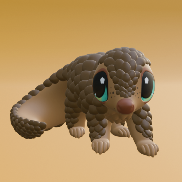 Leylina Figurines - Jan 2025 - Pangolin