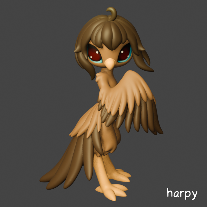 Leylina Figurines - June 2025 - Harpy