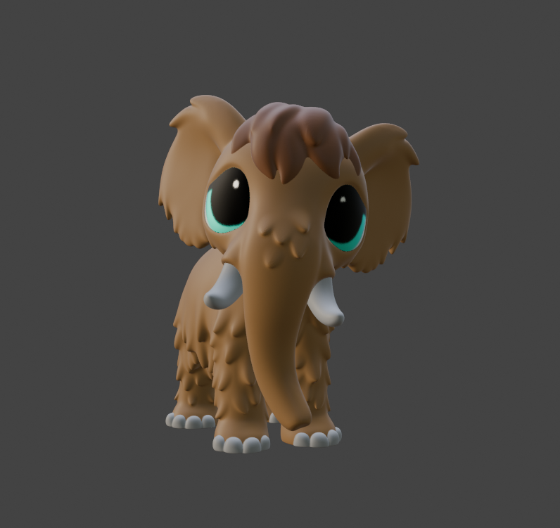 Leylina Figurines - June 2024 - Mammoth
