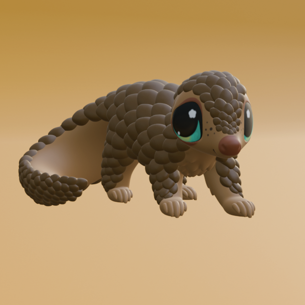Leylina Figurines - Jan 2025 - Pangolin