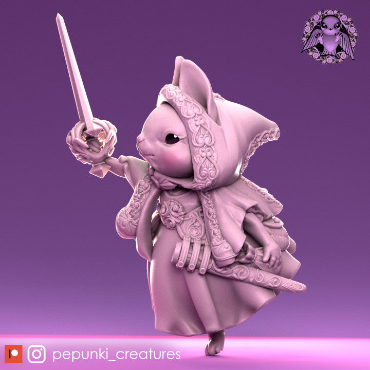 Pepunki Creatures - Bunny Adventurer