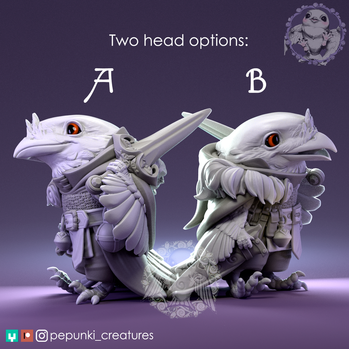 Pepunki Creatures - Frogmouth Knight