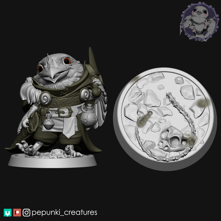 Pepunki Creatures - Frogmouth Knight