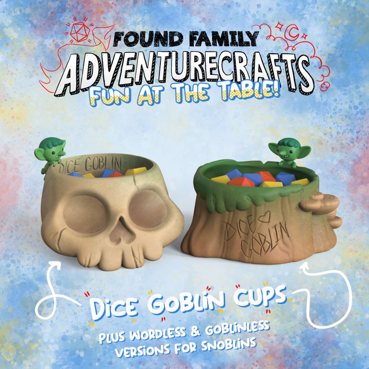 FFA - Stump Dice & Trinket Cup for Dice Goblins
