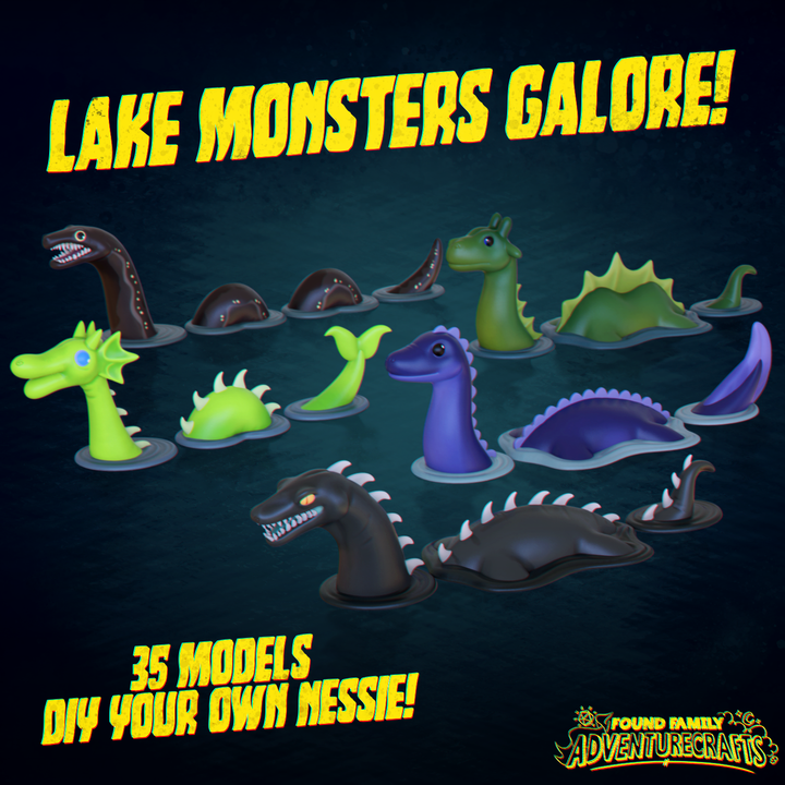 FFA - Cryptids - Build Your Own Lake Monster  Sketch Sauce