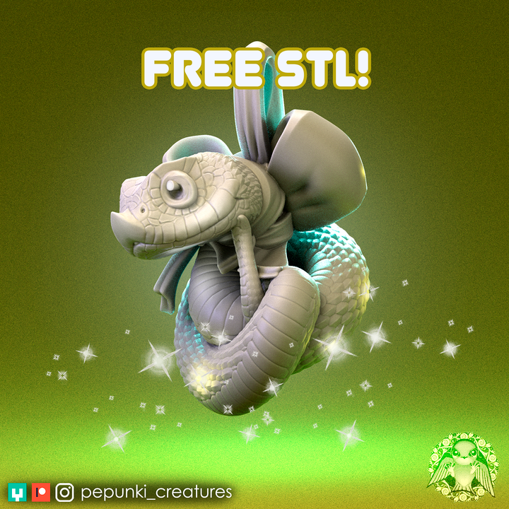 Pepunki Creatures - Hognose Snake Ornament