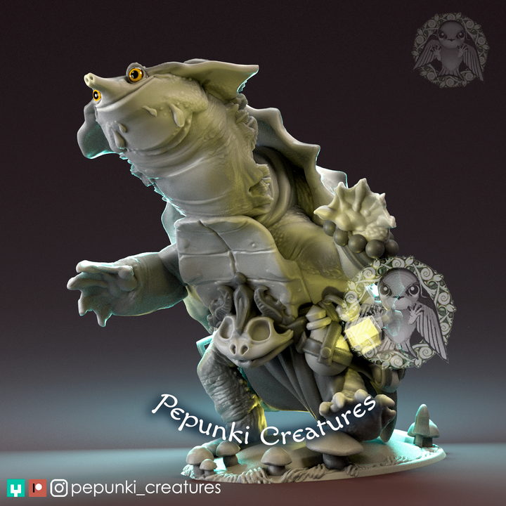 Pepunki Creatures - Mata Mata Turtle Shaman