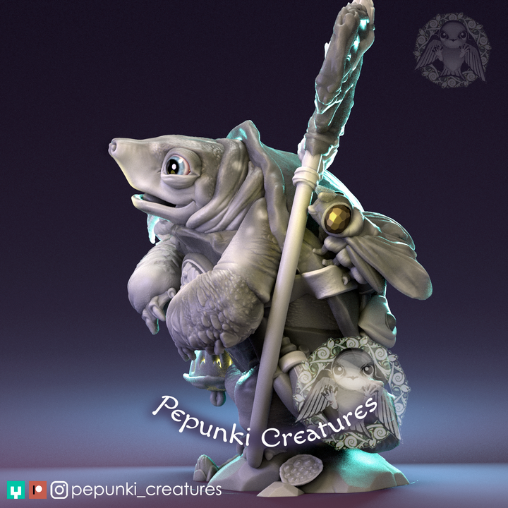 Pepunki Creatures - Pignose Turtle Druid