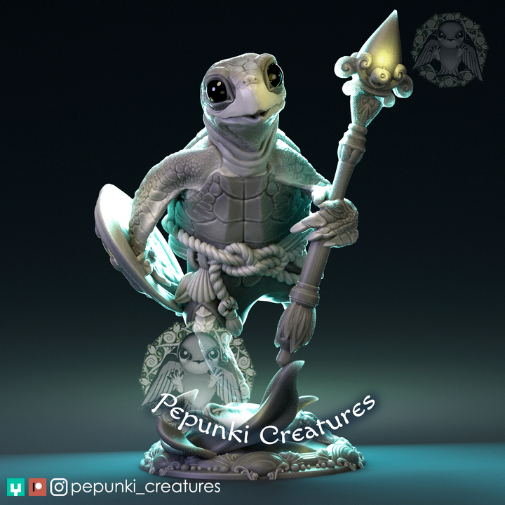 Pepunki Creatures - Sea Turtle Spearman