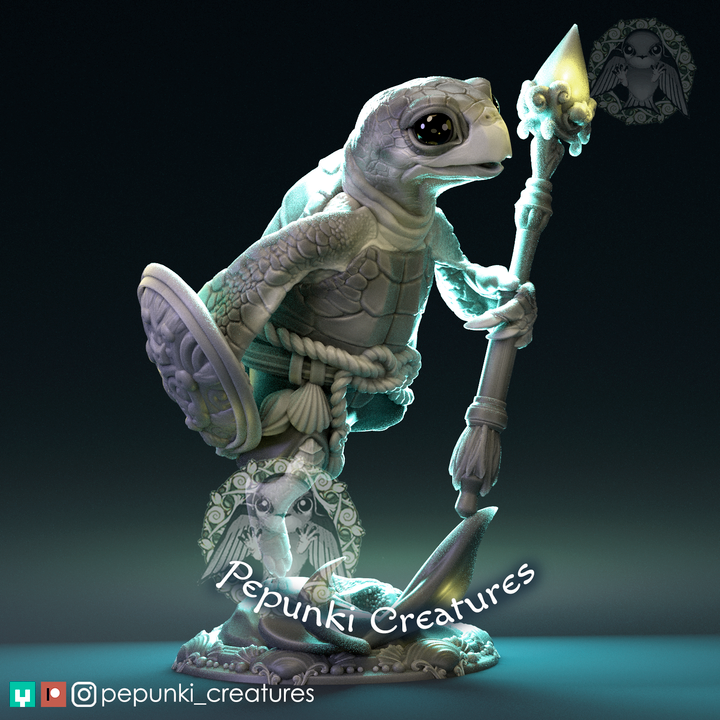 Pepunki Creatures - Sea Turtle Spearman