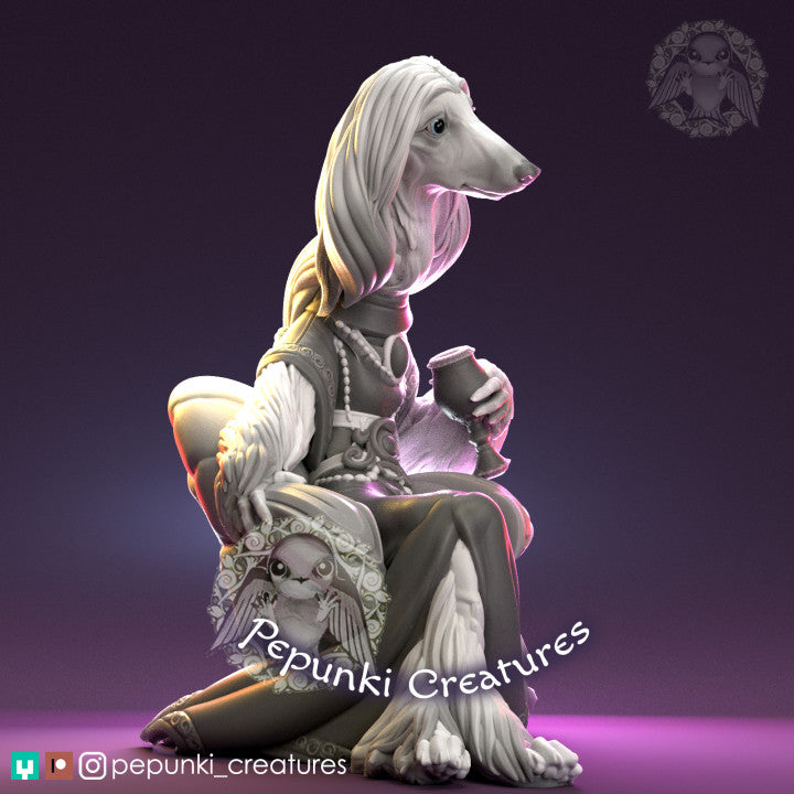 Pepunki Creatures - Elegant Afghan Hound