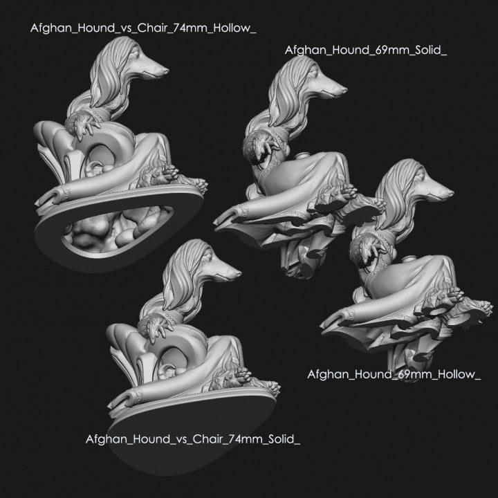 Pepunki Creatures - Elegant Afghan Hound