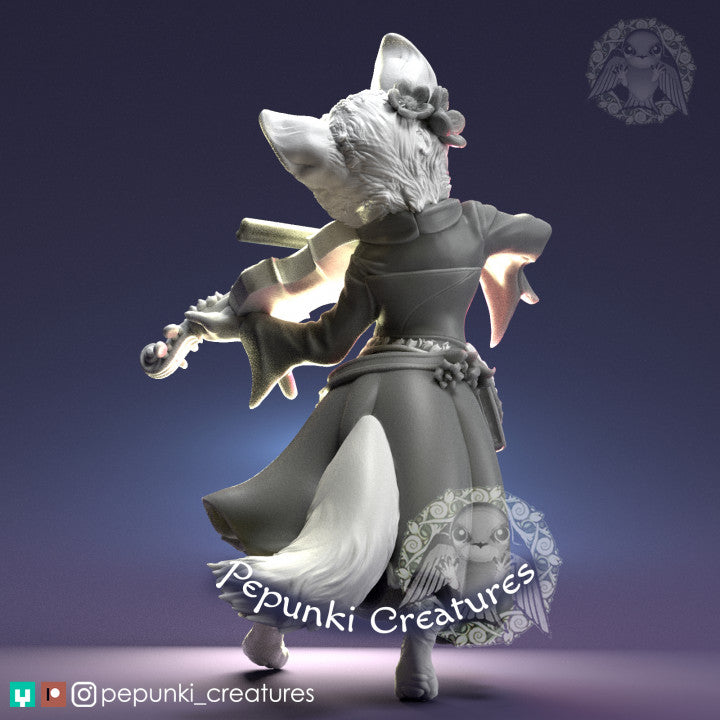 Pepunki Creatures - Feline Fiddler