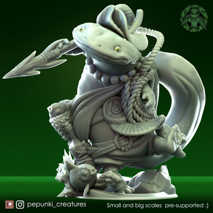 Pepunki Creatures - Hellbender Giant Salamander Spearfisher