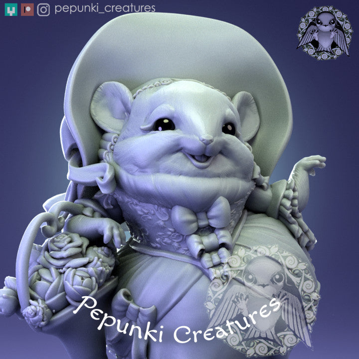 Pepunki Creatures - Chinchilla Florist