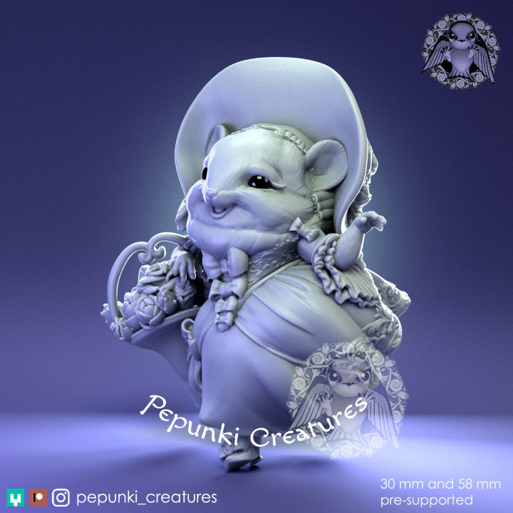 Pepunki Creatures - Chinchilla Florist