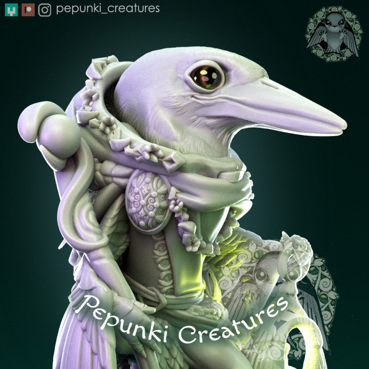 Pepunki Creatures - Kingfisher Druid