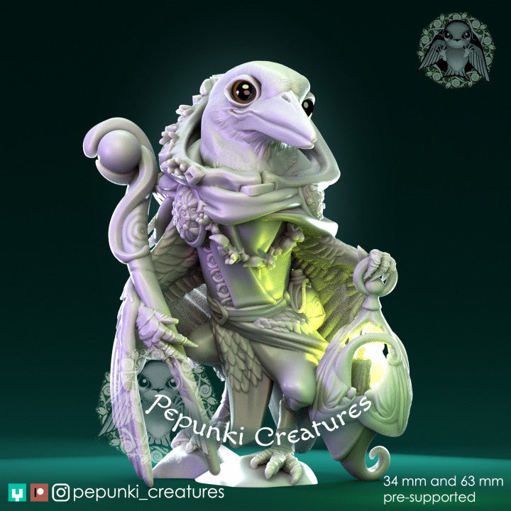 Pepunki Creatures - Kingfisher Druid