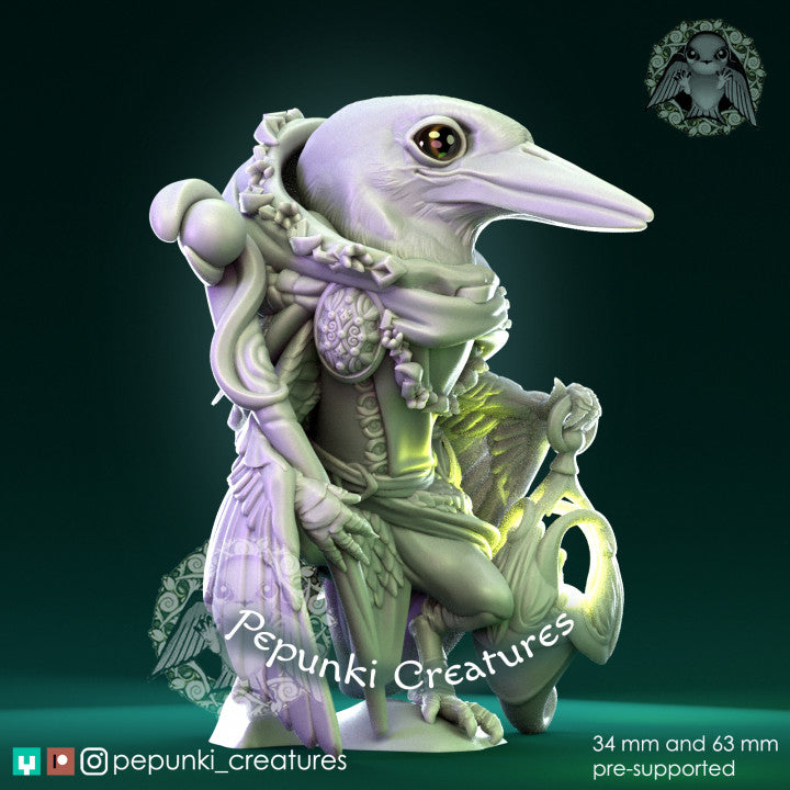 Pepunki Creatures - Kingfisher Druid