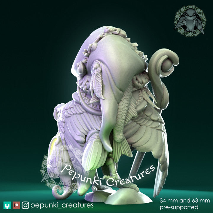Pepunki Creatures - Kingfisher Druid