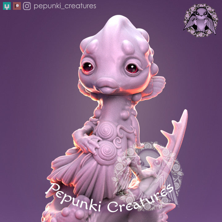 Pepunki Creatures - Lumpy Seahorse Lady