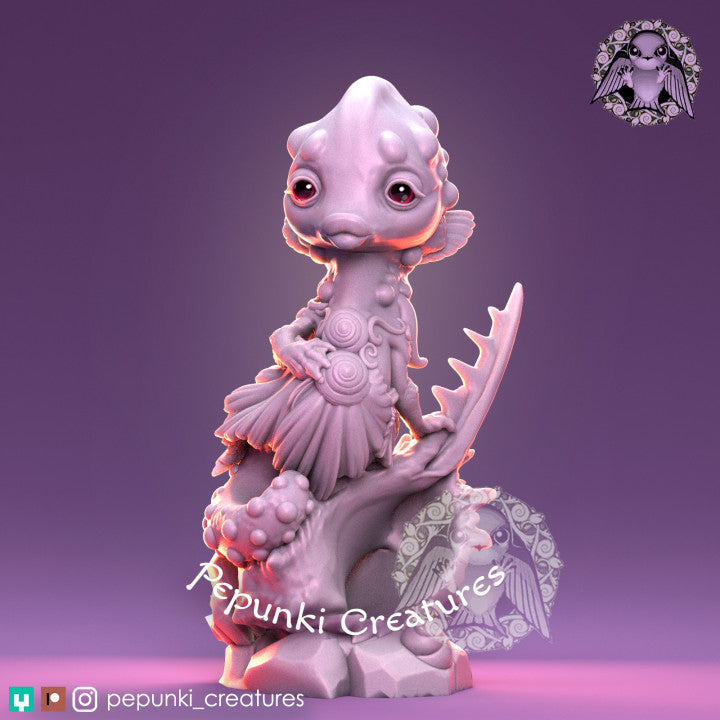 Pepunki Creatures - Lumpy Seahorse Lady