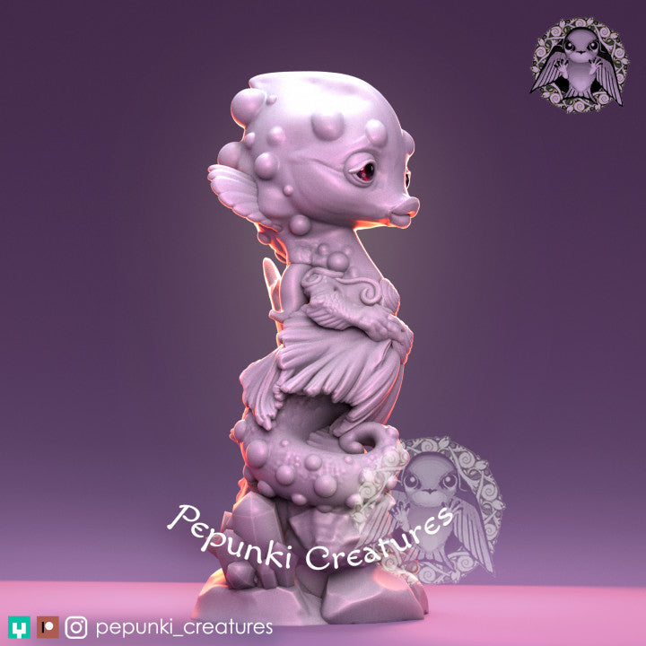 Pepunki Creatures - Lumpy Seahorse Lady