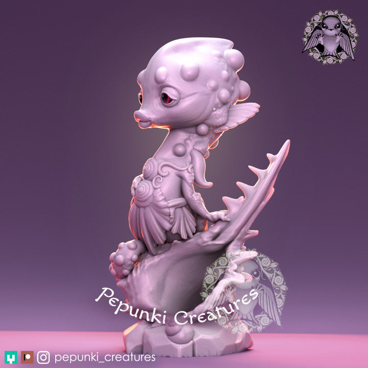 Pepunki Creatures - Lumpy Seahorse Lady