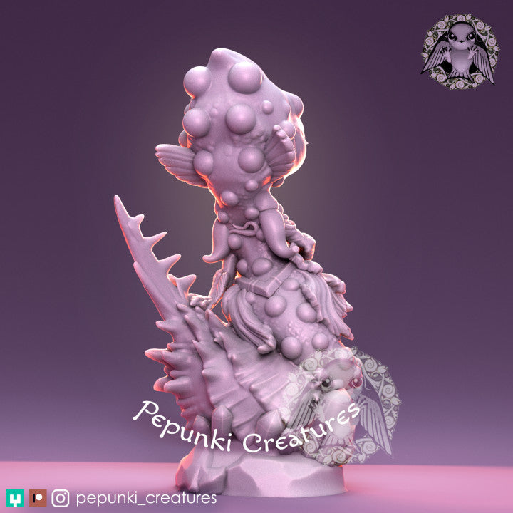 Pepunki Creatures - Lumpy Seahorse Lady