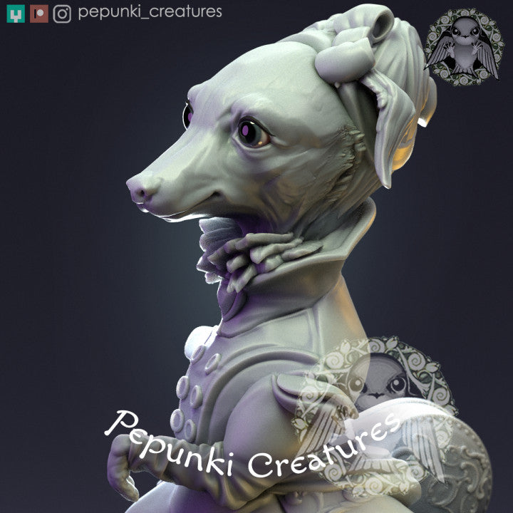 Pepunki Creatures - Italian Greyhound Sightseer