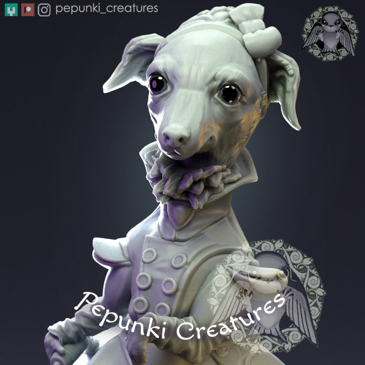 Pepunki Creatures - Italian Greyhound Sightseer