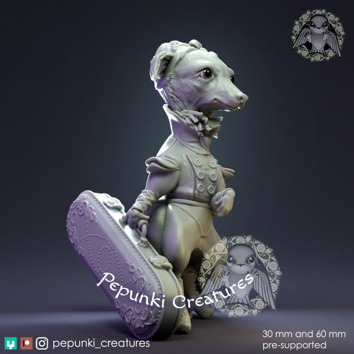 Pepunki Creatures - Italian Greyhound Sightseer