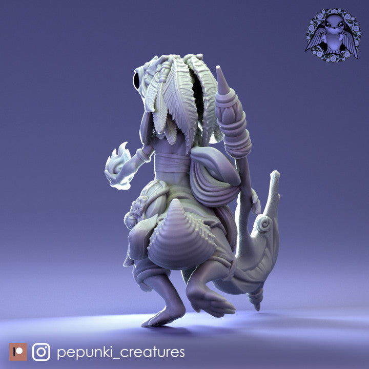 Pepunki Creatures - Fat-Tail Gecko Mage