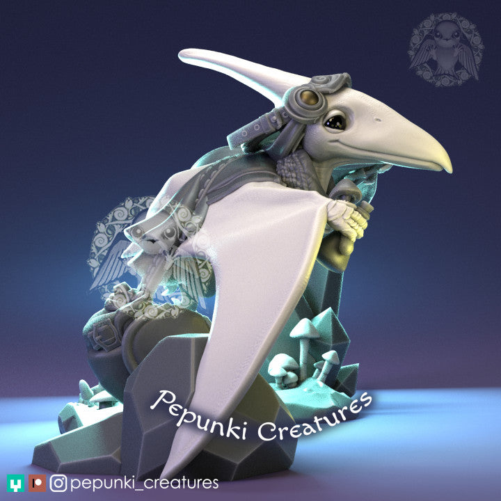 Pepunki Creatures - Pterosaur Herbalist