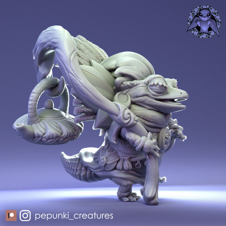 Pepunki Creatures - Gecko Shaman