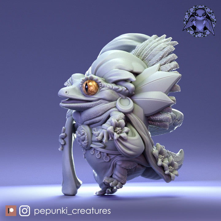 Pepunki Creatures - Gecko Shaman