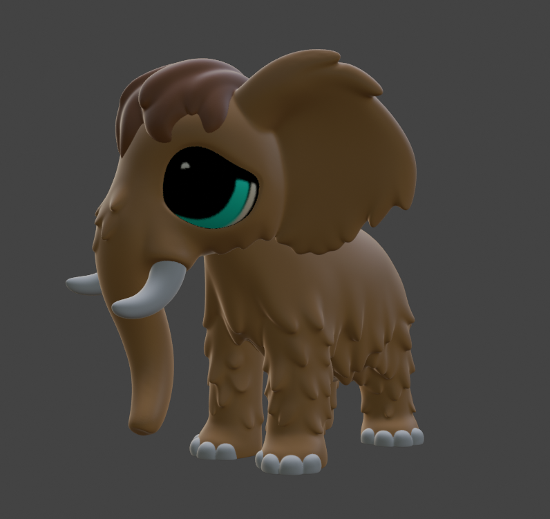 Leylina Figurines - June 2024 - Mammoth
