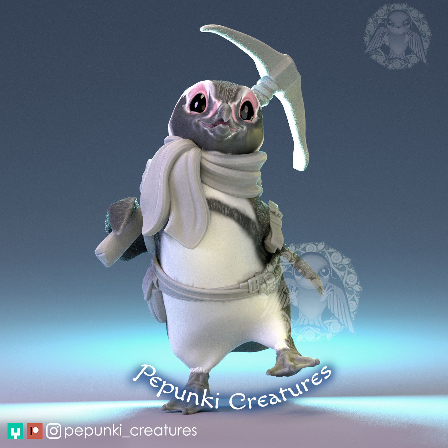 Pepunki Creatures - Penguin Mountaineer